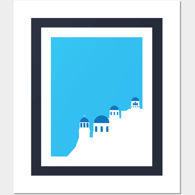 Greek Islands - Buildings Wall Art by OneBigPixel